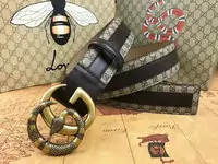 gucci buckle Ceinture guccissima gg snake style